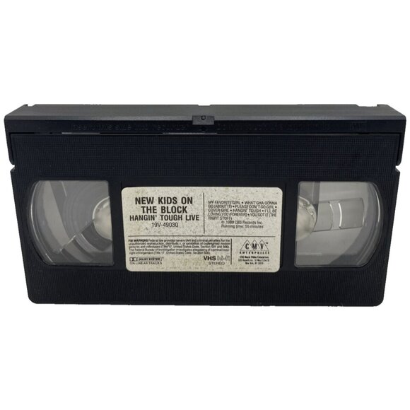 New Kids on the Block - Hangin Tough Live (VHS, 1989) Video Mayan Theatre LA - Picture 6 of 9